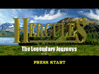 Hercules - The Legendary Journeys (USA) Title Screen